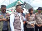 Berjalan Kaki 2 Kilometer, Bupati Zukri Tinjau Kondisi Banjir di Lintas Timur KM 83