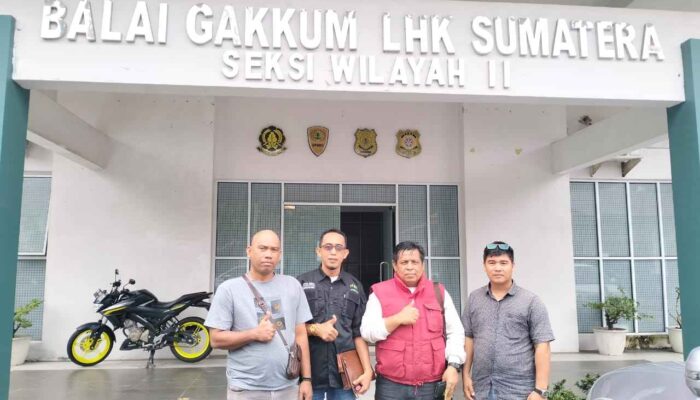 LSM Lingkungan Hidup Resmi Laporkan Kasus Dugaan Ilegal Logging di Kerumutan ke Gakkum Seksi II Wilayah Sumatera