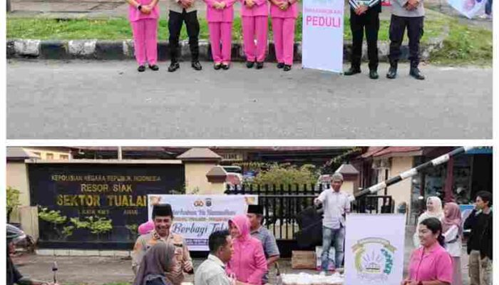 Harmoni Ramadan: Kapolsek Tualang dan Bhayangkari Tebar Kebaikan dengan Bagi Takjil dan Buka Bersama Warga!