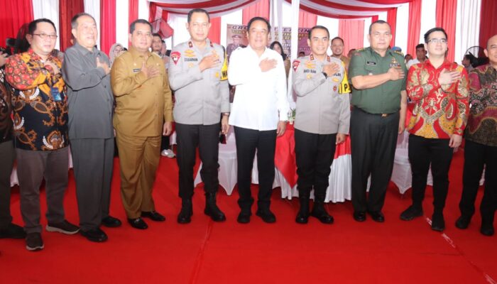 Kapolda Sumsel Irjen Pol Andi Rian Djajadi Resmikan Pembangunan Perumahan Bersubsidi untuk Anggota Polri di Banyuasin