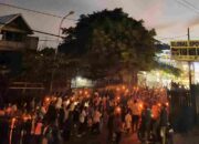Ribuan Jemaat Gereja Maranatha Oebufu Kupang Melaksanakan Pawai Kemenangan Paskah