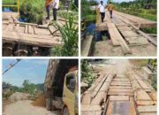 Pemkab Rohil Lakukan Penanganan Darurat Runtuhnya Abutment Jembatan Jalan Penghulu Annas Makmun Bangko Pusako