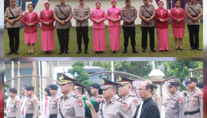 Polres Pelalawan Lantik Pejabat Baru: Kabag SDM dan Kapolsek Pangkalan Lesung Resmi Berganti