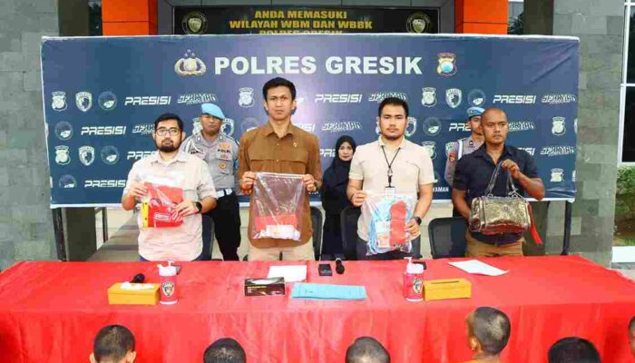 Satreskrim Polres Gresik Ungkap 15 Kasus Kriminal Selama April 2025, 22 Tersangka Diamankan