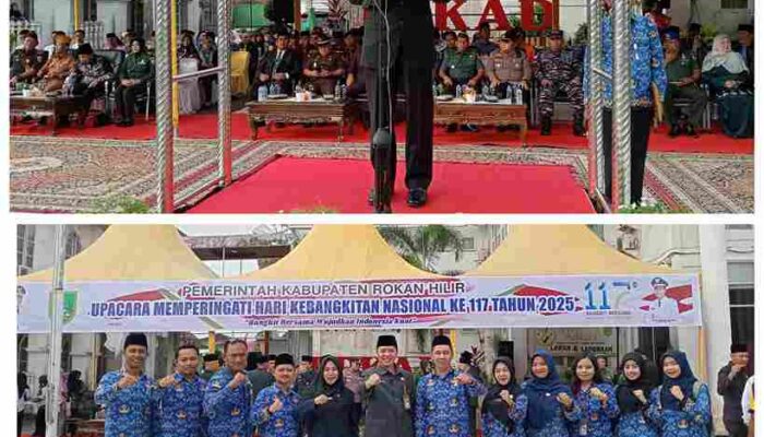 Pemkab Rohil Gelar Upacara Peringatan Harkitnas Ke -117 Tahun 2025