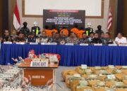 TNI AL Gagalkan Penyelundupan Narkoba Skala Besar di Karimun – Sita Lebih dari 1,9 Ton Kokain dan Sabu dari Kapal Asing