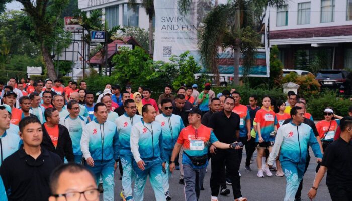 Gubri Abdul Wahid Meriahkan Bhayangkara Run 2025, Serukan Cinta Alam dan Penyelamatan TNTN