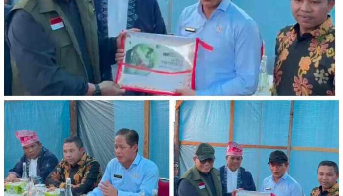 Bupati Pelalawan Bersama Gubri Abdul Wahid Dampingi Menteri LHK Tinjau Restorasi TNTN