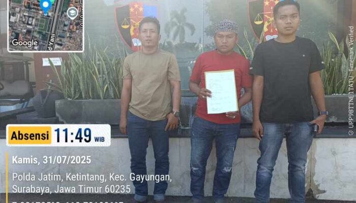 Brekingnews: Pemilik Tembaga Endrosono Laporkan Kinerja Polsek Semampir ke Polda Jatim 