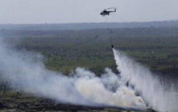 Titik Api Meningkat, Satgas Udara Kerahkan 3 Heli Pemadam dan 2 Pesawat Modifikasi Cuaca