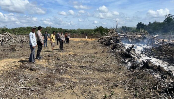 Warga Pematang Kapau Ditangkap Polisi usai Bakar Lahan untuk Jadi Kebun Sawit