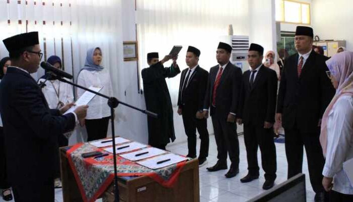 Kantor Pertanahan Kabupaten Agam Gelar Pelantikan dan Pengambilan Sumpah PPAT