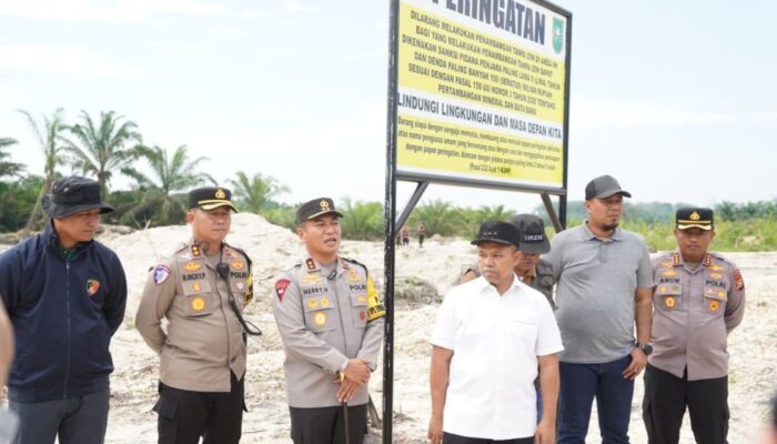 Tak Ada Ampun! Aparat Berantas Tambang Emas Ilegal, Kini Sasar Wilayah Inhu