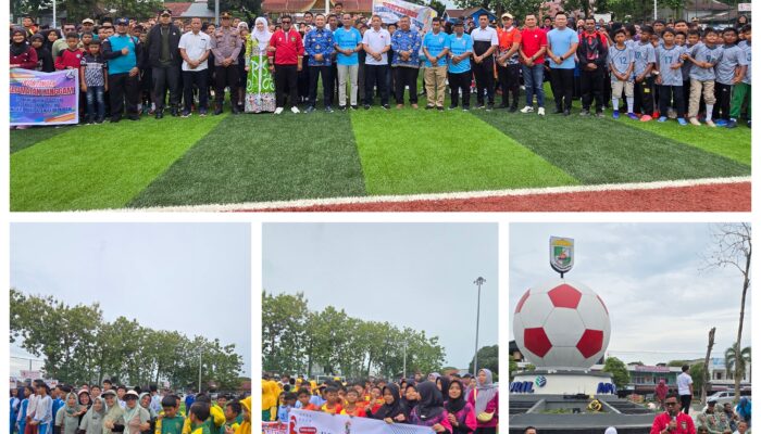 Bupati Pelalawan Buka Turnamen Mini Soccer dan Bola Voli Mini Tingkat Sekolah Dasar Se-Kabupaten Pelalawan