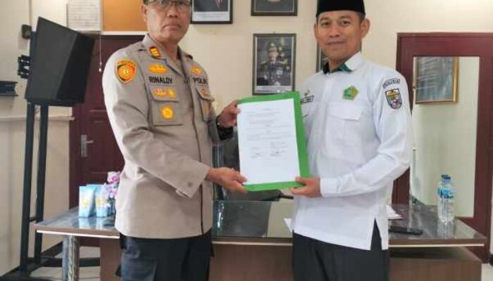 KUA dan Polsek Pangkalan Kuras Jalin Kerjasama dalam Penyuluhan Rohani dan Mental Tahanan