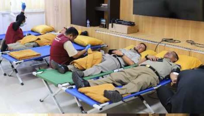 Kantor Pertanahan Agam Ikuti Donor Darah HANTARU 2025 di Padang