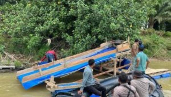 Tambang Emas Ilegal di Kuansing Ditertibkan Tim Gabungan