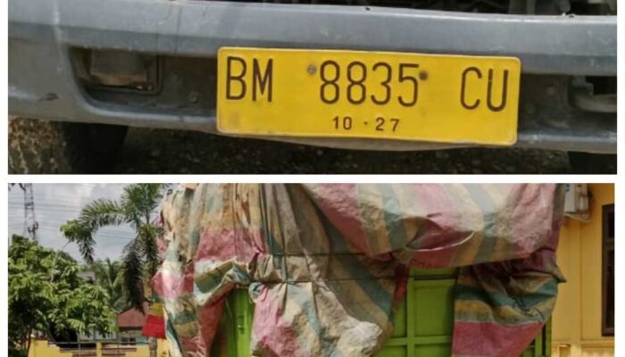 Sopir Truk Pengangkut Diduga Minyak Ilegal Kabur Usai Tabrakan dengan Carry di Ukui