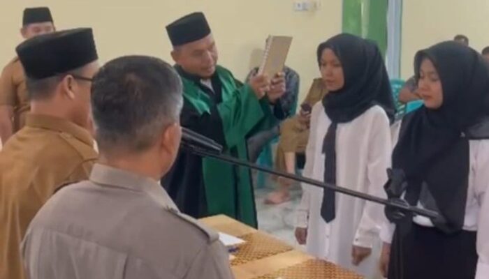 Perkuat Layanan Publik, Desa Terantang Manuk Resmi Lantik Dua Perangkat Baru