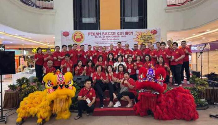 Bazar Kin Men Riau Dimulai, Pengunjung Dimanjakan Hampir Seratus Stan dan Berbagai Lomba Mandarin