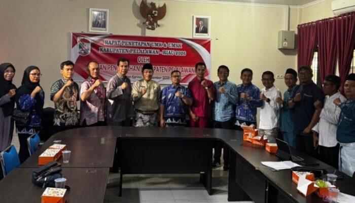 Pemkab Pelalawan Ajukan UMK Tahun 2026 Rp. 3,89 Juta, Alami Kenaikan 0,60 Persen