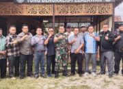 Jalin Keharmonisan, Perwira Penghubung Kodim 0313/KPR Sambangi Awak Media di Pelalawan