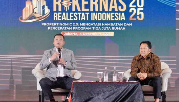 Rakernas REI 2025, Menteri Nusron Ajak Pelaku Industri Perumahan Tidak Lagi Manfaatkan Lahan LP2B