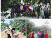 Wujudkan Akses Layak, Warga Sorek Satu Swadaya Perbaiki Jalan Sunting Bidadari