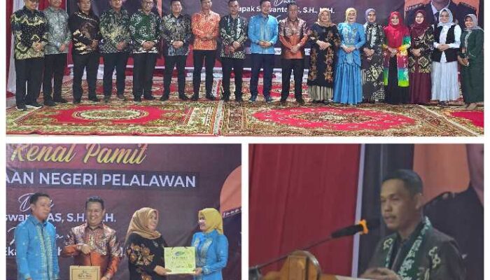 Kenal Pamit Kajari Pelalawan, Siswanto Serahkan Tongkat Estafet ke Dr. Eka Nugraha