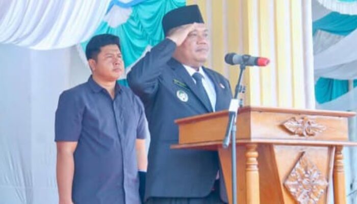 Wakil Bupati Labuhanbatu Pimpin Upacara Hari Amal Bakti ke-80 Kementerian Agama