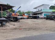 Masyarakat Resah, Belum Ada Tindakan Terhadap Pul Mobil Tronton Trailer Di Dalam Kota Perawang