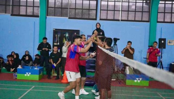 Ikuti Kejuaraan Bulutangkis HUT ke-54 KORPRI, Kementerian ATR/BPN Melaju ke Semifinal