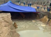 Lima Rumah Rusak Akibat Ledakan Pipa Gas di Desa Tani Makmur Inhu