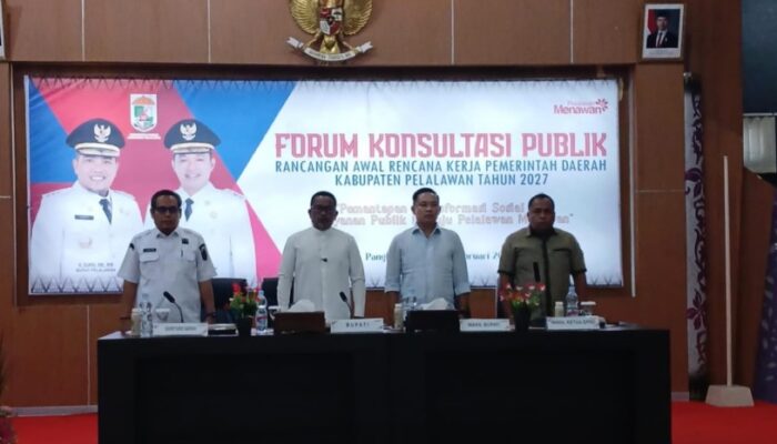 Bupati Zukri Buka Forum Konsultasi Publik Ranwal RKPD Pelalawan 2027, Tekankan Kolaborasi dan Skala Prioritas