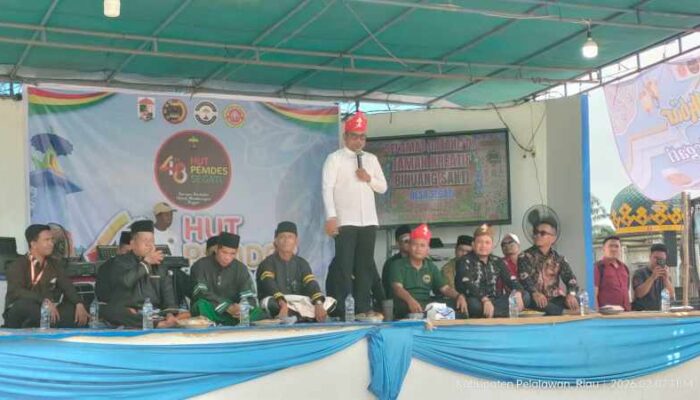 Bupati Pelalawan Resmikan Taman Kreatif Binuang Sakti di Desa Segati sebagai Ikon Baru