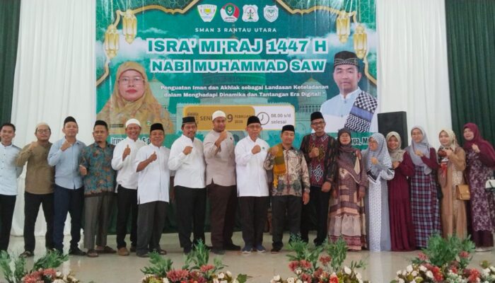 SMA Negeri 3 Rantau Utara Peringati Isra Mikraj Nabi Muhammad SAW, Tekankan Penguatan Iman dan Akhlak di Era Digital