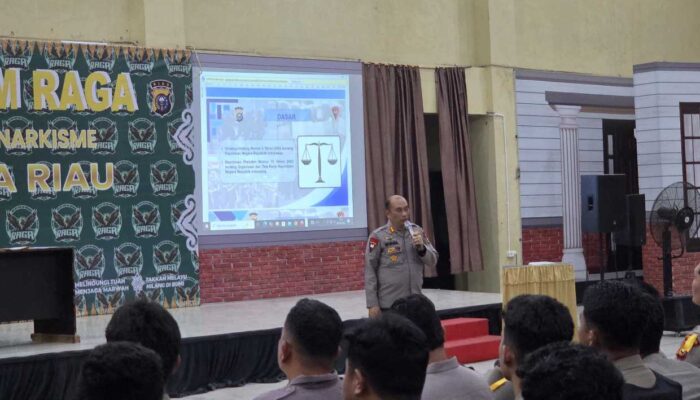 Tekan Aksi Geng Motor, 244 Personel Tim RAGA Brimob Riau Dibekali Pemahaman Perkap No. 1 Tahun 2009