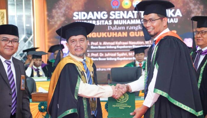 Perkuat Riset Biomaterial dan Kimia Organik, Dua Guru Besar UMRI Resmi Dikukuhkan