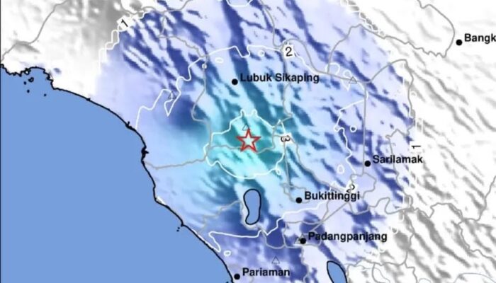 Pasaman Diguncang Gempa Pagi Ini, BMKG Minta Warga Padang Panjang hingga Agam Waspada