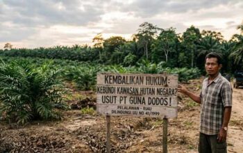 Diduga Kelola Kebun Sawit di Kawasan Hutan, Legalitas PT Guna Dodos di Pelalawan Disorot