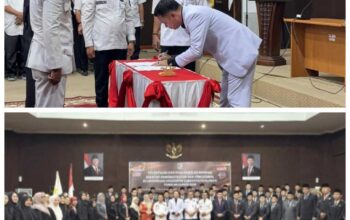 Lantik 62 Pejabat, Wabup Husni Tamrin: Jadilah Motor Penggerak Menuju Pelalawan Menawan 2030