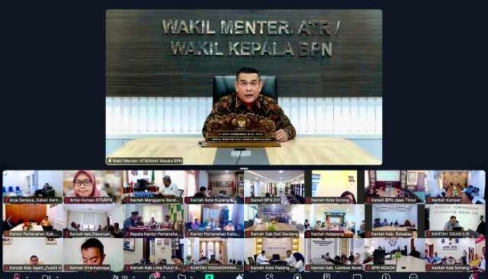Penyelesaian Berkas Layanan Pertanahan, Wamen Ossy Tegaskan Target Progresif di Akhir Maret 2026