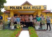 Pisah Sambut Kapolsek Siak Hulu, Ketum Ormas LCI Hadiri Undangan Bersama Insan Pers