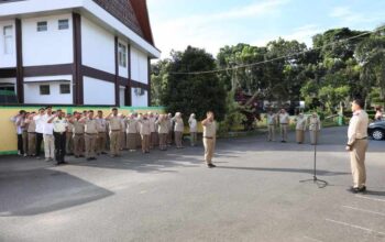 Tingkatkan Mutu Layanan Pasca Lebaran, Kantor Pertanahan Agam Gelar Apel Perdana dan Halalbihalal
