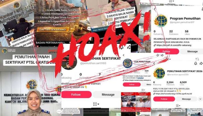 Kementerian ATR/BPN Tegaskan Tidak Ada Program Pemutihan Sertipikat Tanah