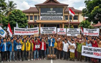 Mahasiswa dan Masyarakat Dukung Bappeda Pelalawan Tindak Tegas Perusahaan Tak Laporkan CSR
