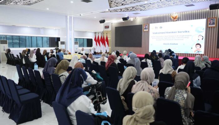 Vaksinasi Kanker Serviks Jajaran Kementerian ATR/BPN, Lindungi Wanita dari Kanker Mematikan