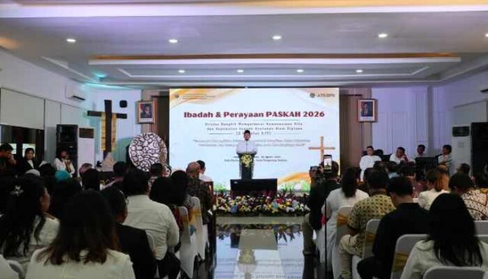 Hadiri Perayaan Paskah Kementerian ATR/BPN, Menteri Nusron: Paskah Membangun Semangat Kebangkitan Bangsa