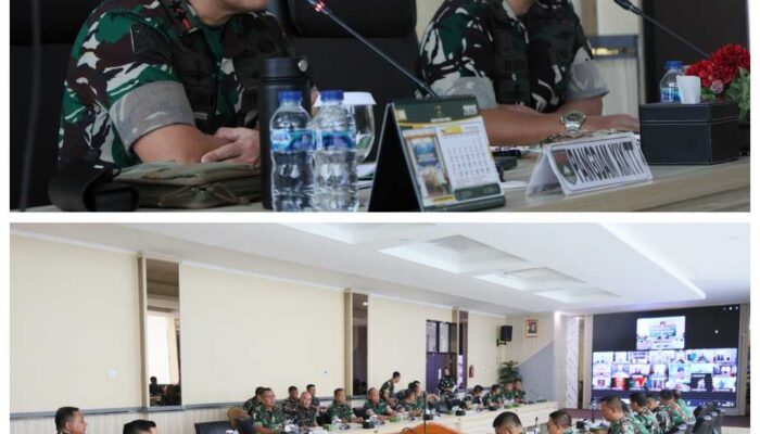 Pangdam XIX/TT Pimpin Rapat Darurat Penanganan Karhutla, Tekankan Respons Cepat dan Sinergi Terpadu