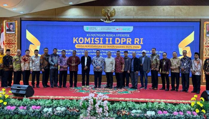 Hadiri Kunker Komisi II DPR RI, Bupati Pelalawan Tekankan Penguatan Peran BUMD untuk PAD